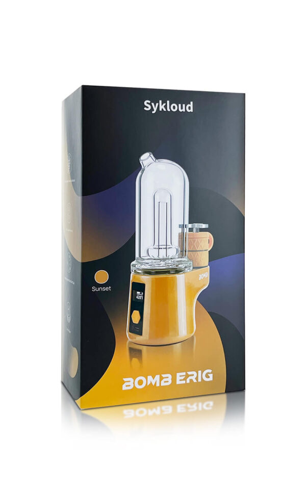 BOMB ERIG Sykloud - Portable Electric Dab Rig - Sunset - Image 4